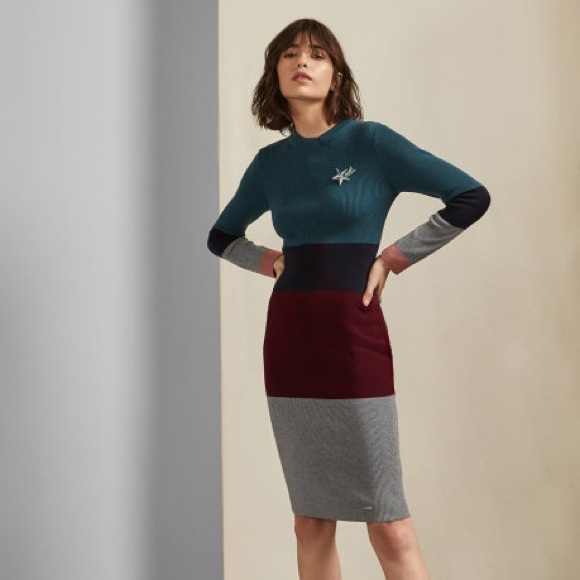 ted baker sweater dress